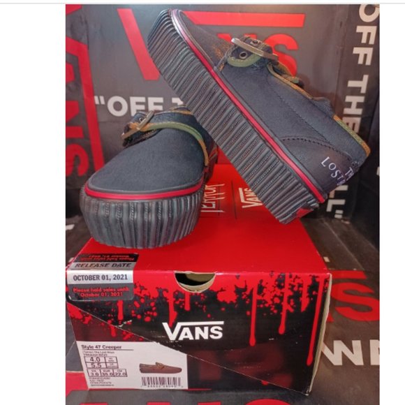 Vans X House Of Terror Style 47 Creeper The Lost Boys Mens 4/Womens 5.5 - Picture 2 of 12